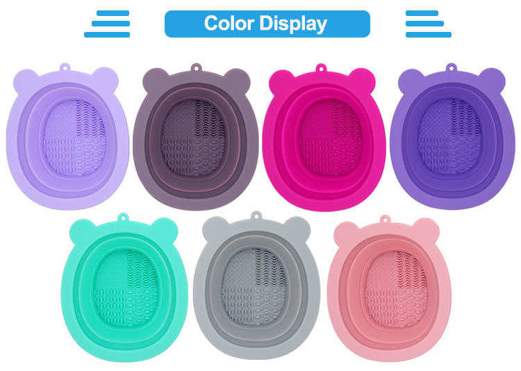 makeup brush cleaning bowl